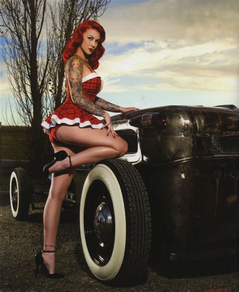 hot rods and naked pinup girls new porno