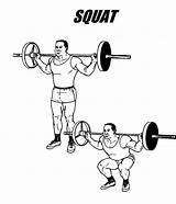 Squats Squatter sketch template