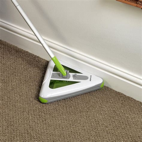 pifco p electric rechargeable cordless lightweight triangular floor sweeper ebay