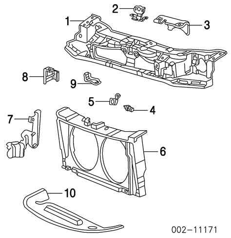 ford taurus front  structure