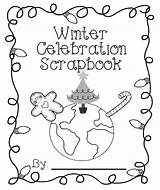 Around Holidays Coloring Pages Christmas Celebration Sheets Scrapbook Winter Getcolorings Color Getdrawings Printable sketch template