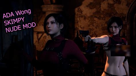 Resident Evil 4 Remake Ada Wong Skimpy Nude Mod Cutscene Youtube