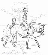 Dressage sketch template