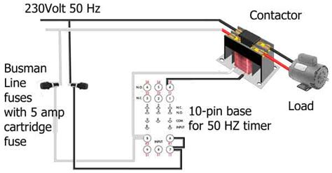 pin timer relay wiring diagram diysens