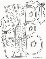 Doodle Doodles Grinch Hohoho sketch template