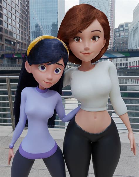 Helen And Violet Parr By Emiaxe On Deviantart In 2020