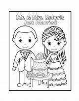Wedding Coloring Printable Activity Personalized Book Revisit Later Favorites Item Add Kids sketch template