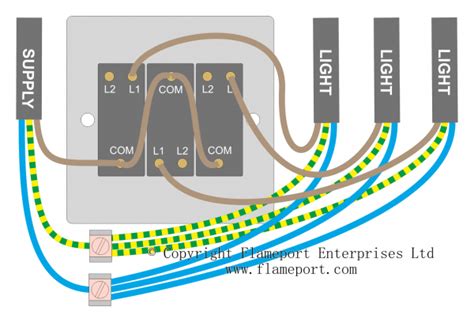 wiring  gang switch diagram