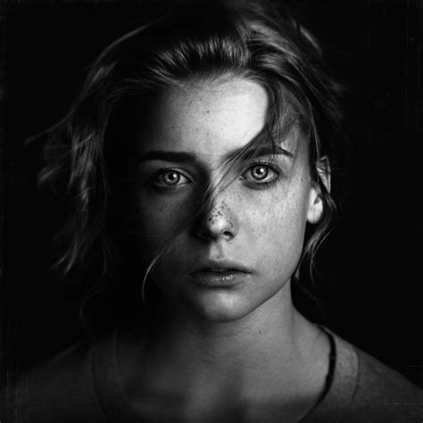 black  white portrait photography