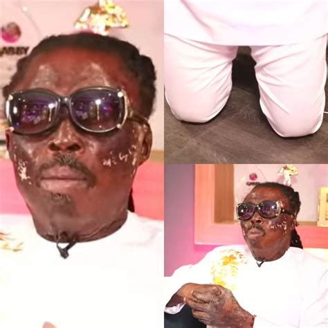 kwaku bonsam kneels  beg  forgiveness  agradaas behalf zionfelixnet