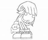 Knuckles Coloring Pages Echidna Sonic Generations Print Angry Liger Printable Getcolorings Comments Color Getdrawings Library Clipart sketch template