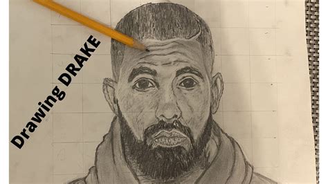 realistic drake drawing time lapse youtube