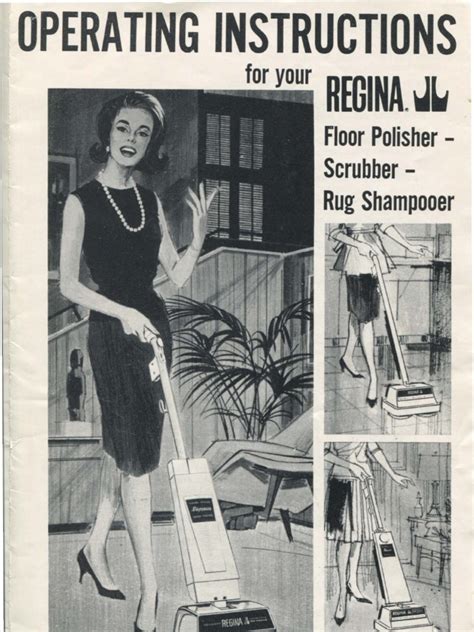 regina floor polisher scrubber rug shampooer