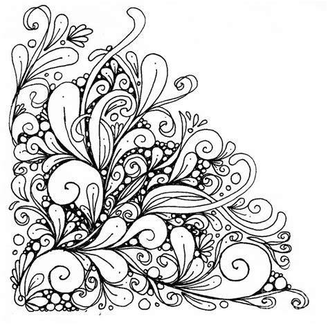 abstract coloring pages  adults difficult