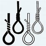 Noose Rope Knot Hangman Hangmans sketch template