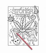 Stoner Adults sketch template