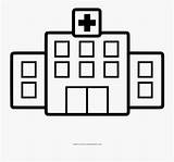 Hospital Coloring Drawing Clipart Clipartkey sketch template