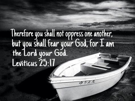leviticus 25 17 shall not oppress one another any people