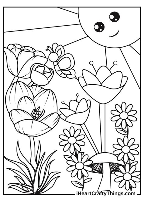garden coloring pages spring coloring pages garden coloring pages