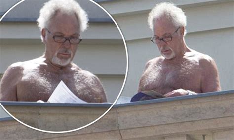 Tom Jones 75 Displays His Broad Chest As He Relaxes In