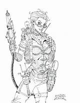 Coloring Pages Girl Adult Hot Steampunk Sheets Sexy Girls Google Colouring Printable Color Book Drawings Colorings Getcolorings Draw Visit Print sketch template