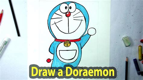 How To Draw A Doraemon Cartoon Step By Step Youtube