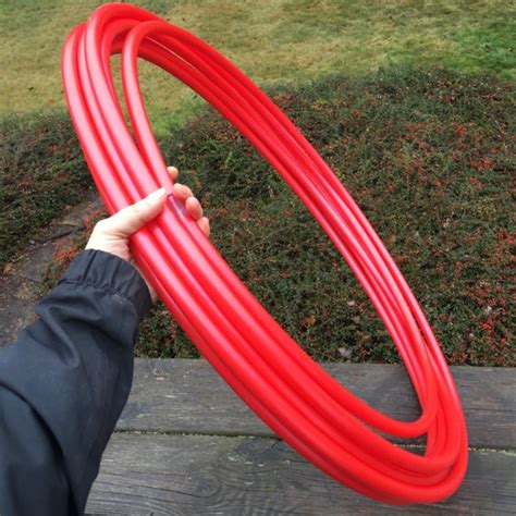 5 8 red polypro hula hoop