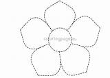 Flower Trace Worksheet Tracing Coloringpage Eu sketch template