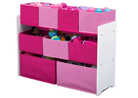 delta children deluxe multi bin toy organizer  storage bins