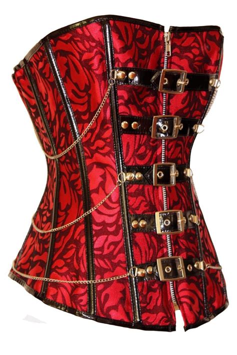 steampunk corset waist corsets and bustiers gothic women corselet steel