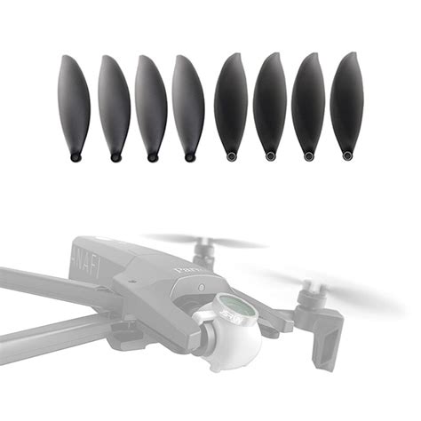 pcs propellers  parrot anafi drone prop blades quick release  noise replacement prop