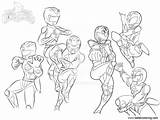 Power Rangers Coloring Mighty Morphin Pages Kids Adults Color Printable sketch template