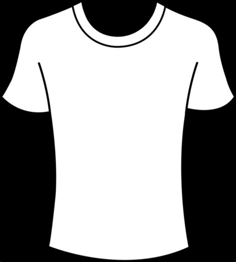 t shirt template printable clipart free download on clipartmag