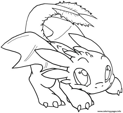 view night fury cute baby dragon coloring pages pictures mencari mainan