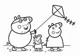 Coloring Peppa Pig Pages Kids sketch template