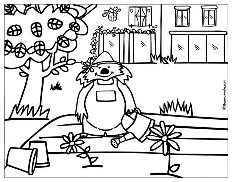 planting coloring pages   planting coloring pages png