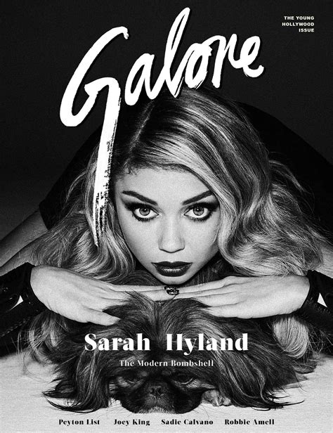 Sarah Hyland Galore Magazine Cover 2015 Sarah Hyland Photo
