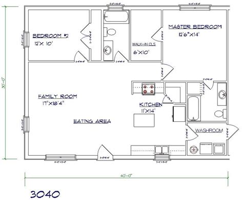 barndominium floor plan  bedroom  bathroom  barndominium floor plans shop house