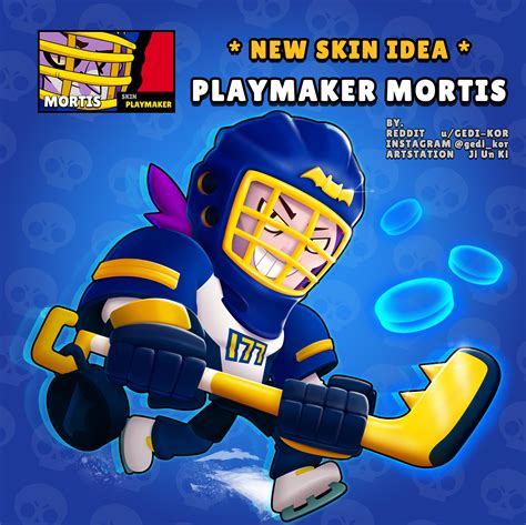 skin idea playmaker mortis rbrawlstars