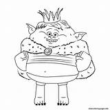 Trolls Coloring Pages Color Bubakids sketch template