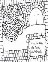 14 John Coloring Pages Tag Gospel Worship Bulletin Lesson Covers Screen Week sketch template