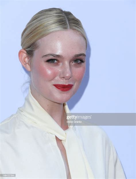Elle Fanning Arrives At The Daily Front Rows 7th Annual Fashion Los