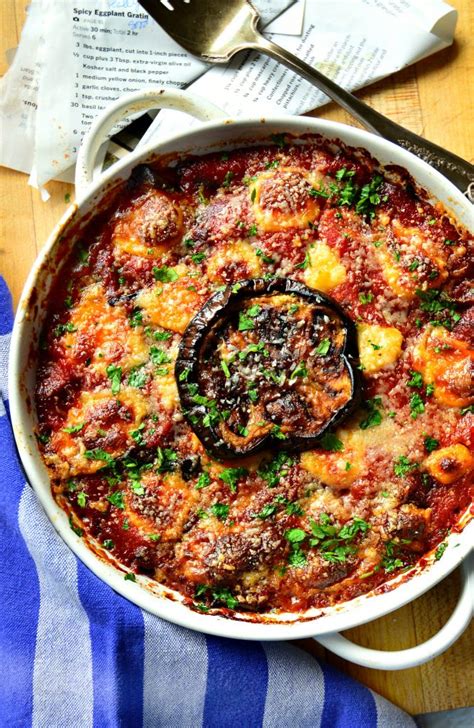 spicy eggplant gratin casserole this is how i cook