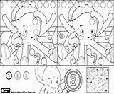 Eight Nd Differences Christmas Coloring Games Difference Easy Find Pages sketch template