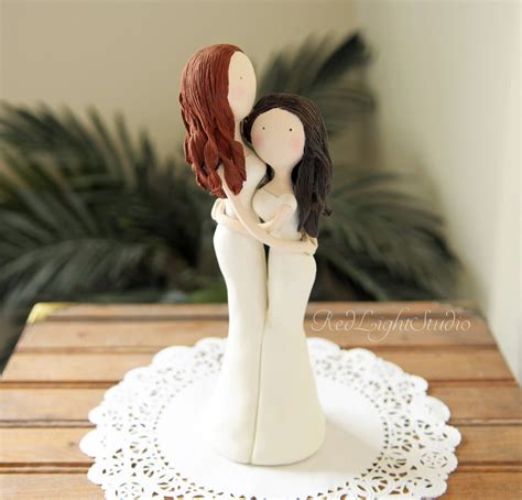same sex wedding cake toppers couple sculpture
