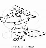 Shifty Raccoon Toonaday Lineart sketch template