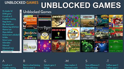 unblocked games  school play  youtube