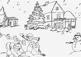 Coloring Winter Large Pages Edupics sketch template