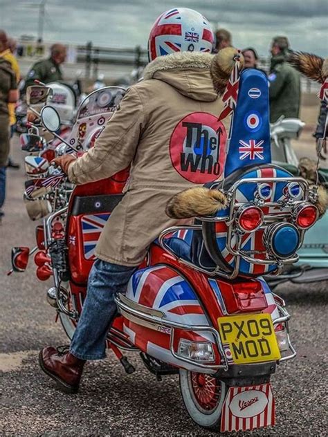english mod who fan mod scooter vespa vintage mod fashion