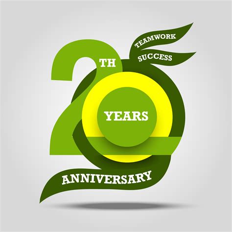 anniversary sign  logo celebration  vector art  vecteezy